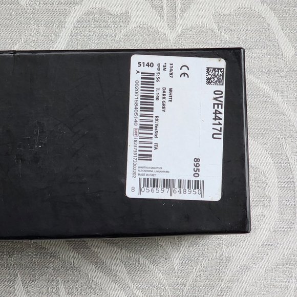 NEW! Versace 56MM Cat Eye Sunglasses White - Picture 7 of 7